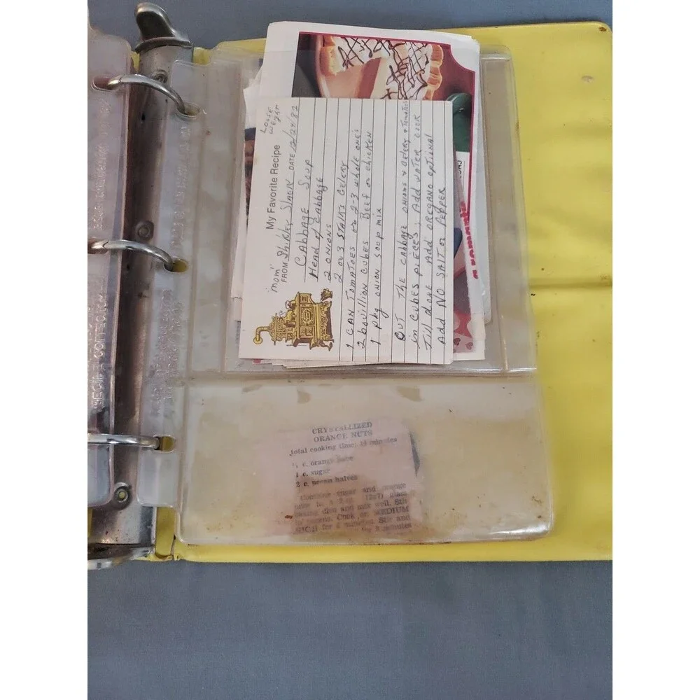 Vtg Deluxe Recipe Binders W/ Inserts The Recipe Collector Books Over 150 Recipe